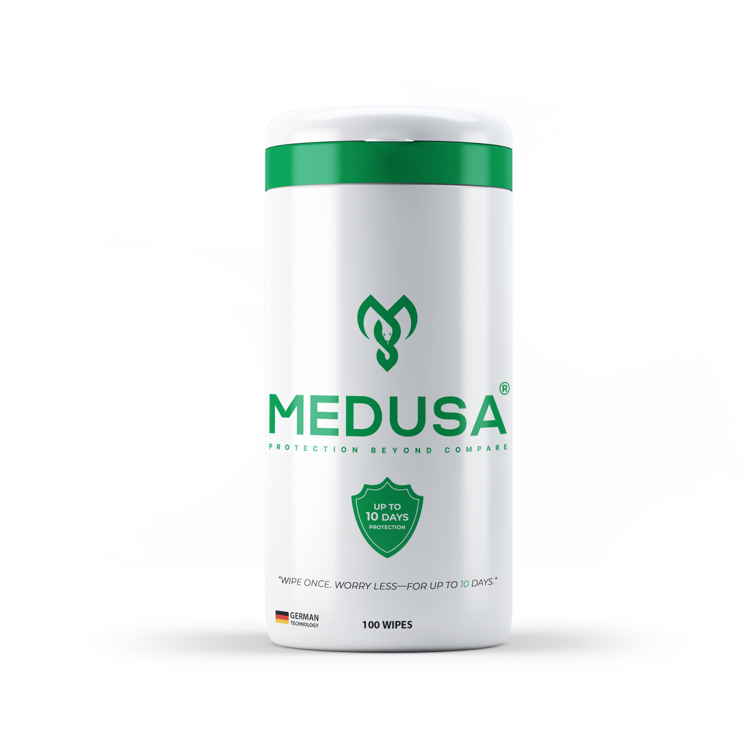 MEDUSA - Alcohol Free - Wipes Canister 100 (Front) (1)