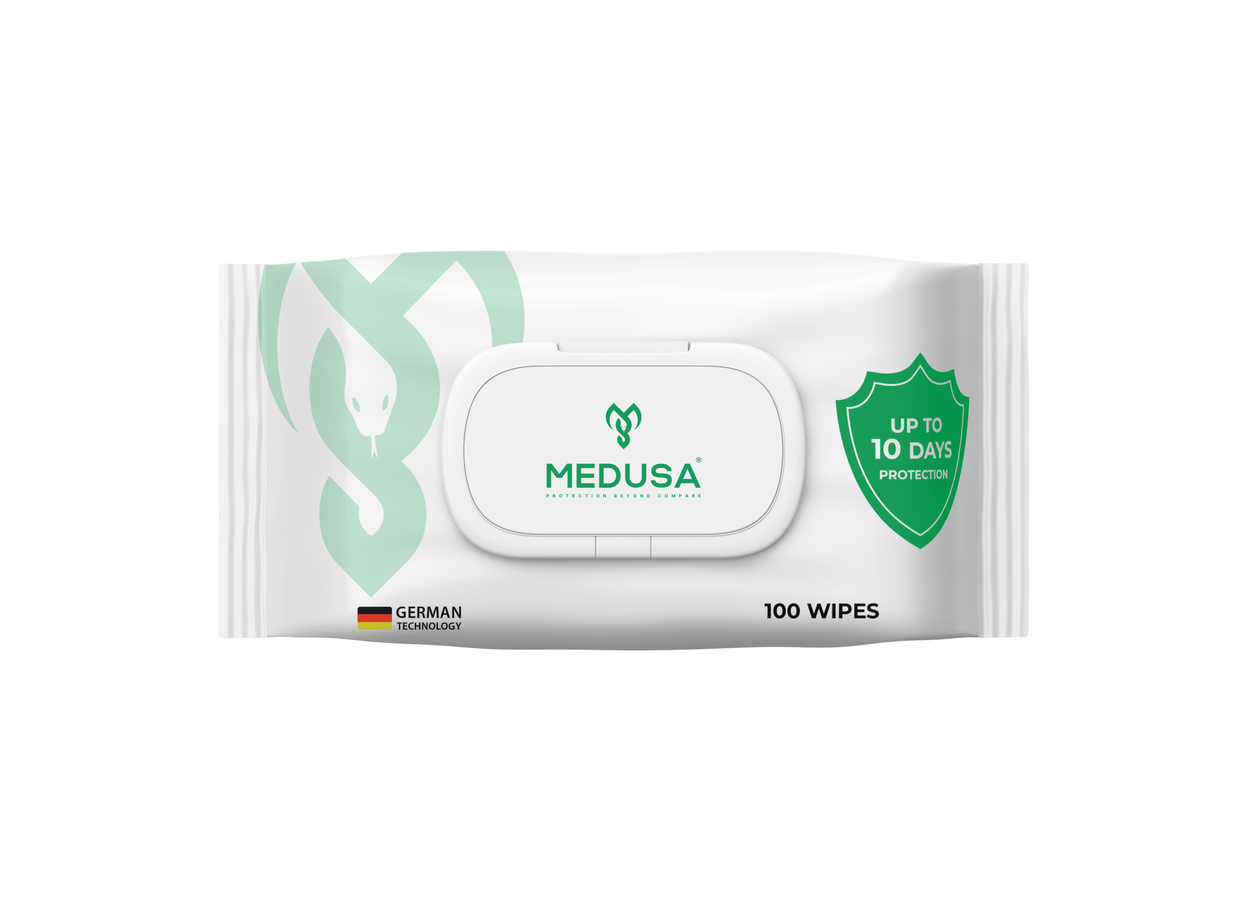 MEDUSA - Alcohol Free - Wipes Soft Pocket 100 (Front)